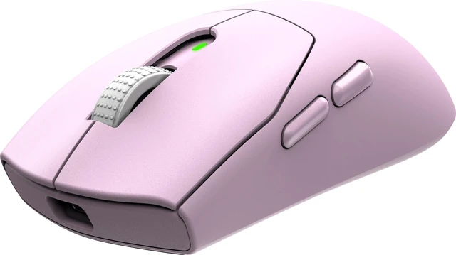 Alt view image 5 of 7 - Forge GM340 W Violet Gaming Mouse, 12800 DPI, 50M+ Clicks Micro Switch, Optical Sensor, Ergonomic Ambitextrous Hand Design, RGB Light