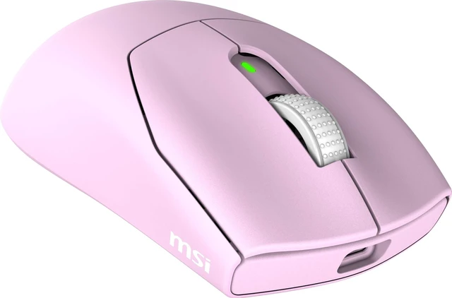 Alt view image 6 of 7 - Forge GM340 W Violet Gaming Mouse, 12800 DPI, 50M+ Clicks Micro Switch, Optical Sensor, Ergonomic Ambitextrous Hand Design, RGB Light