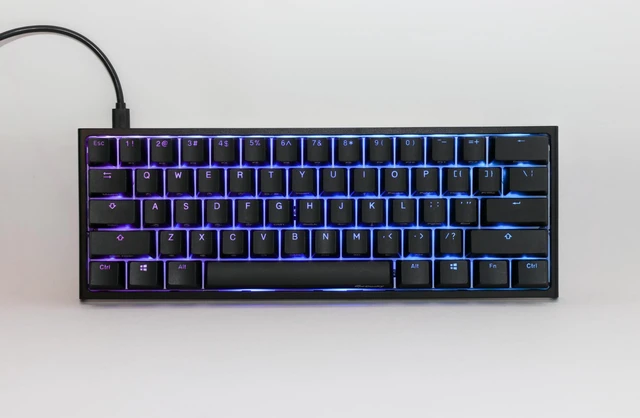 Main image of Ducky One 2 Pro Mini Mechanical Keyboard, RGB LED - Cherry Silent Red (US) | 60% mechanical gaming keyboard with RGB backlight