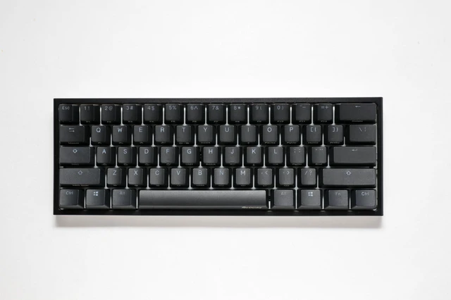 Alt view image 6 of 7 - Ducky One 2 Pro Mini Mechanical Keyboard, RGB LED - Cherry Silent Red (US) | 60% mechanical gaming keyboard with RGB backlight