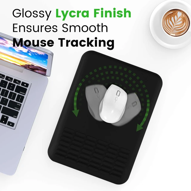 Alt view image 6 of 7 - MEKASS Mouse Pad with Wrist Rest, Ergonomic Slope Mousepad for Carpal Tunnel Pain Relief, Memory Foam Desk Computer Wrist Support Mouse Pad with for Office Home (Purple)