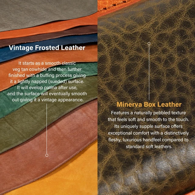 Alt view image 3 of 7 - Leather Mouse Pad with Wrist Support, Vintage Frosted Leather, Handmade, Ergonomic Design, 25x21cm, (Golden Brown)
