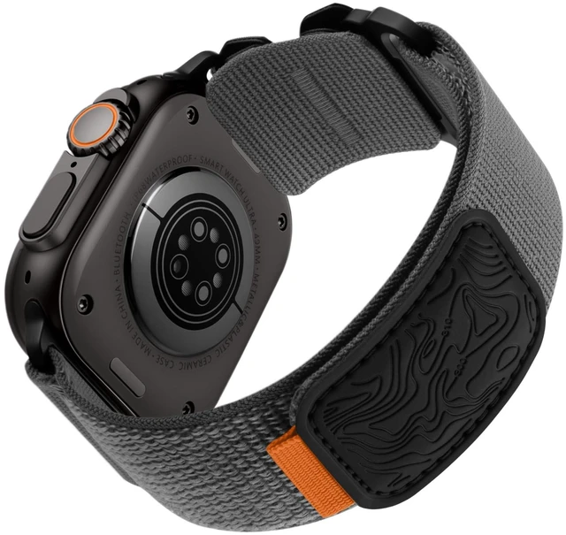 Main image of Bandletic Tactical Sport Loop Compatible with Apple Watch Bands Men Women | CSPE Rib Bonds Buckle to Elastic Nylon, Durable for Sports & Outdoors, Leather Pad with Geo-Pattern Rests Gentle on Wrist