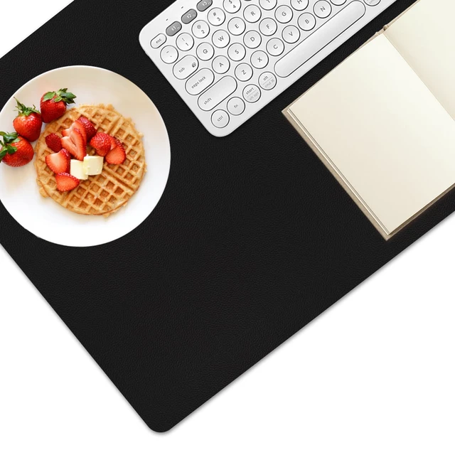 Alt view image 7 of 7 - FreeNook Mouse Pad with Wrist Rest Support, Keyboard Wrist Rest and Mouse Pad Set, Desk Mat for Keyboard and Mouses, Non-Slip Computer Mat Set for Office, Home (31.5×15.7 Inches, Black)