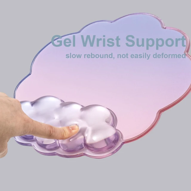 Alt view image 7 of 7 - Gel Cloud Mouse Pad with Wrist Rest Set for Keyboard - Offcie Accessories | Comfort Pain & Fatigue Relief Easy to Clean for Computer/Laptop/Gaming/Home/Office/Typing Pain Relief