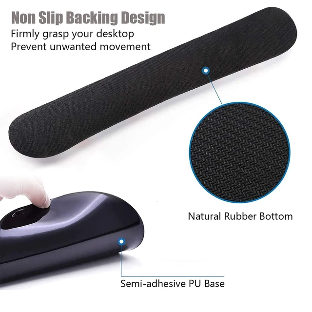 Alt view image 5 of 7 - Keyboard Wrist Rest and Mouse Wrist Rest Pad Set with Coasters, Ergonomic Support, Non-Slip PU Base, Easy Typing and Relieve Wrist Pain, Perfect for Home Office Working Studying, Leopard Print