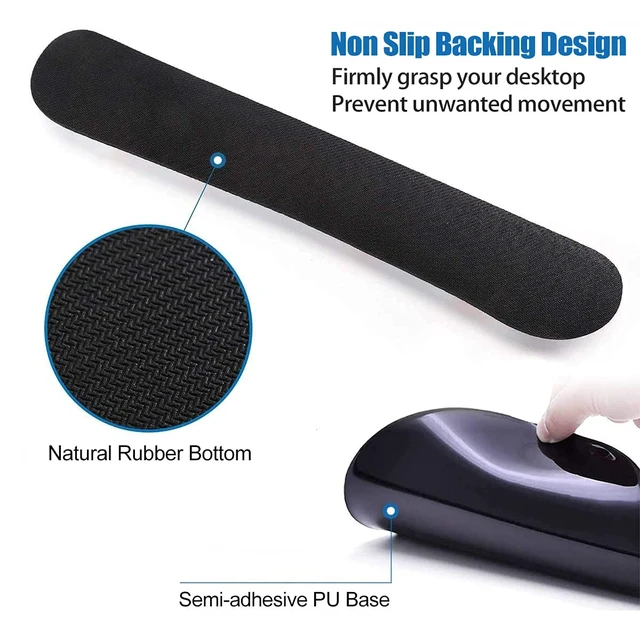 Alt view image 5 of 7 - Keyboard Wrist Rest and Mouse Pad Wrist Rest Support Set, Non-Slip PU Base for Gaming and Office, Comfortable & Lightweight for Easy Typing & Pain Relief, Floral Quote Bible Verses Psalm 46:5
