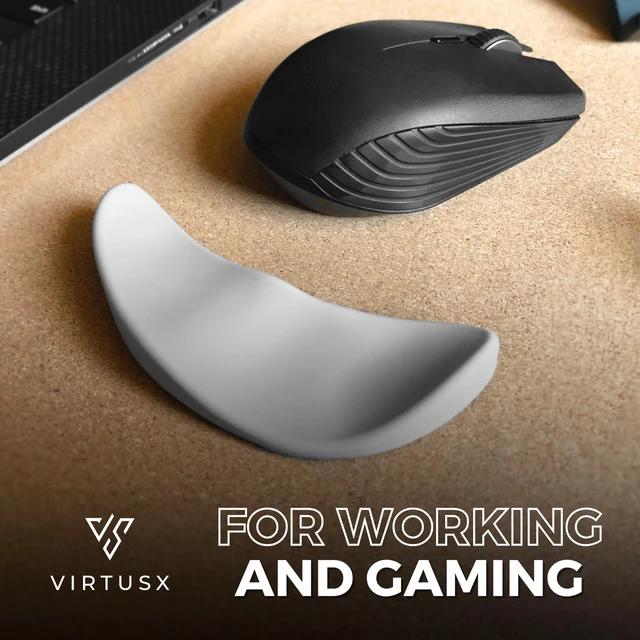 Alt view image 6 of 6 - Virtusx Ergonomic Wrist Rest for Mouse, Right-Handed Gliding and Sliding Palm Wrist Support Pad, Carpal Tunnel and Pain Relief, Desk Accessories for Office Work, Gaming, Coding