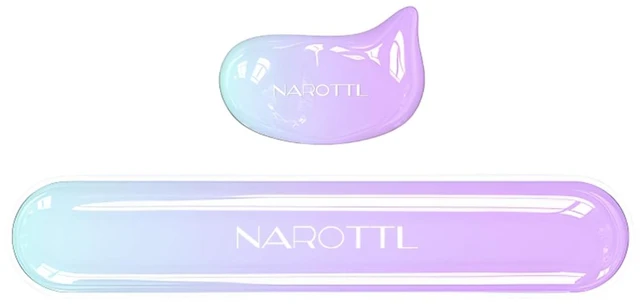 Main image of Narottl Gel Wrist Rest Set for Computer Keyboard and Mouse, 2-Pack (Purple) | Ergonomic Silicone Wrist Support for Typing Fatigue Relief, Non-Slip Cooling Computer Wrist Rest Pad for Office, Gaming