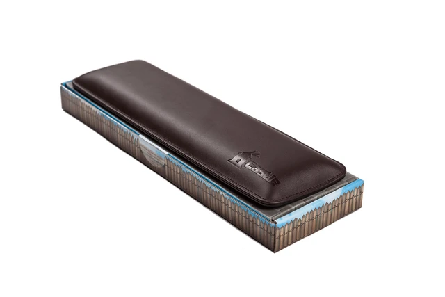 Alt view image 6 of 7 - Bailey by Castle Leather Keyboard Wrist Rest (Woodland, Tenkeyless)