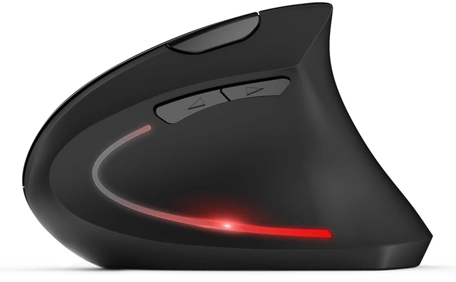 Main image of TECKNET Ergonomic Mouse, Wireless Bluetooth Vertical Mouse, 4800 DPI Optical Tracking, 6 Adjustable DPI, Quiet Clicks, 2.4GHz with USB A Receiver, 12 Months Battery, 6 Buttons, Wide Compatibility