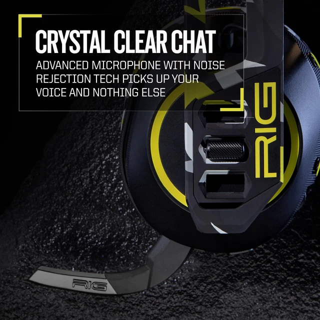 Alt view image 3 of 7 - RIG 600 PRO HS Dual Wireless Multiplatform Gaming Headset, Wicked Cushions | Wireless 2.4GHz or Bluetooth for PlayStation PS4, PS5, Nintendo Switch, PC, USB, Steam Deck, Android, iPhone - Acid Camo