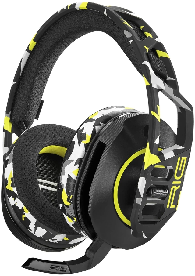 Main image of RIG 600 PRO HS Dual Wireless Multiplatform Gaming Headset, Wicked Cushions | Wireless 2.4GHz or Bluetooth for PlayStation PS4, PS5, Nintendo Switch, PC, USB, Steam Deck, Android, iPhone - Acid Camo