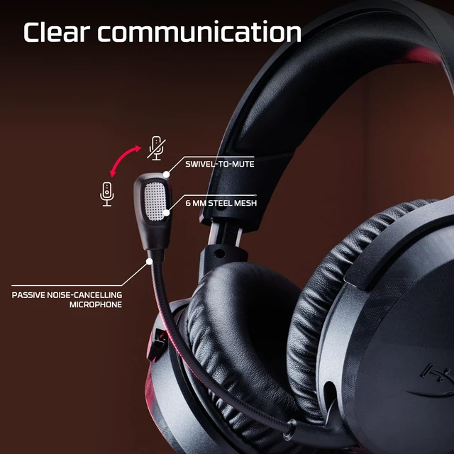 Alt view image 6 of 7 - HyperX Cloud Stinger 3 Wired, Gaming Headset for PC, HyperX Signature Comfort, Adjustable Headband, Wired, Black (2026)