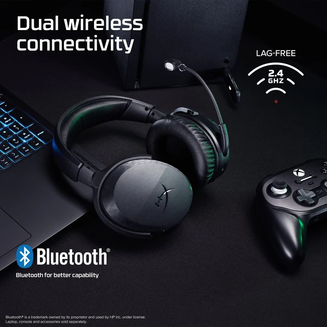 Alt view image 3 of 7 - HyperX Cloud Stinger 3 Wireless, Gaming Headset for Xbox, HyperX Signature Comfort, Adjustable Headband, Wireless, Black (2026)