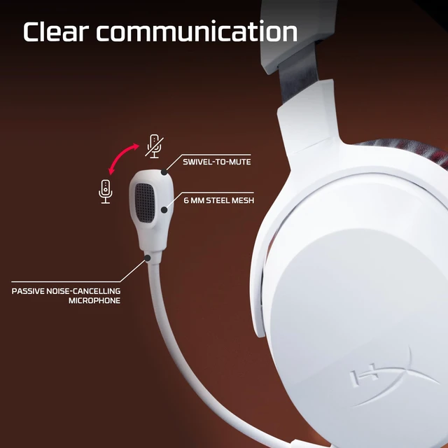 Alt view image 7 of 7 - HyperX Cloud Stinger 3 Wireless, Gaming Headset for PC, HyperX Signature Comfort, Adjustable Headband, Wireless, White (2026)