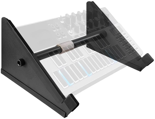 Main image of Zfwdobk Desktop Stand Adjustable Length from 7.48" 11.41" for Sampler/Synth/MIDI Controller/Drum Machine, Easy to adjust size and install for use. (small)