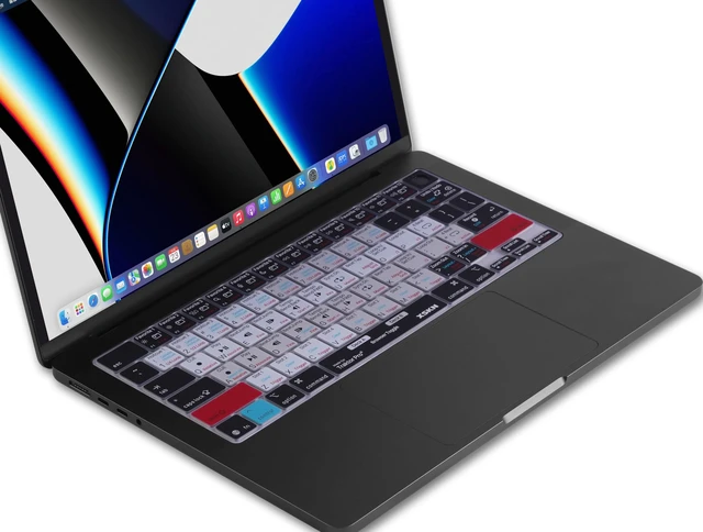 Alt view image 6 of 6 - XSKN Traktor Pro Shortcut US Version Keyboard Cover | for MacBook Pro 14.2 16.2 inch MacBook Air 13.6 15.3 inch M5/M4/M3/M2/M1 with Touch ID and MacBook Neo