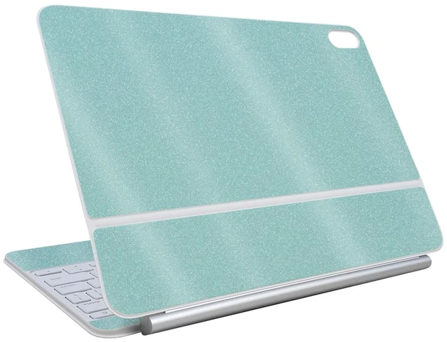Main image of Glossy Glitter Skin Compatible with Apple Magic Keyboard for iPad Air 11-inch (M3) 2025 - Solid Seafoam - Premium 3M Vinyl Protective Wrap Decal Cover - Easy to Apply | Made in The USA by MightySkins