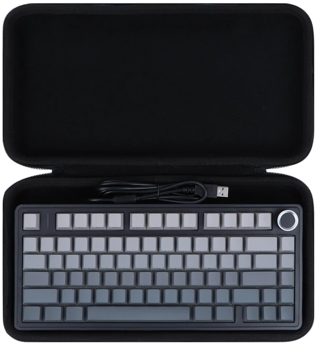 Main image of Peyyargo 75% Mechanical Keyboard Case for Aula F75 Pro / F75 / F75 MAX PC Gaming Keyboard (Black)