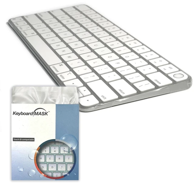 Main image of KeyboardMask Matte Finish Keyboard Cover Compatible with 2021 iMac Apple Wireless Magic Keyboard, 0.12mm Ultra Thin Fully Covered Flat Style Wipeable Anti-Dust Protector