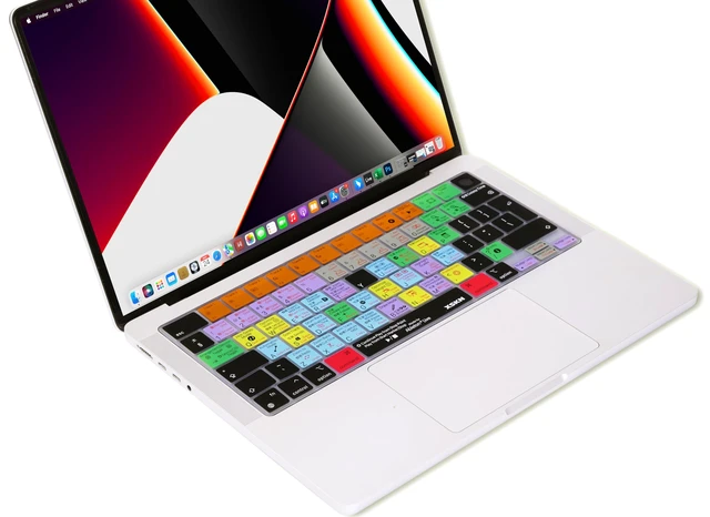 Alt view image 6 of 7 - XSKN Ableton Live Shortcut EU Version Keyboard Cover Skin for 2026-2021 MacBook Pro 14 16 inch MacBook Air 13 15 inch with M5/M4/M3/M2/M1 and MacBook Neo