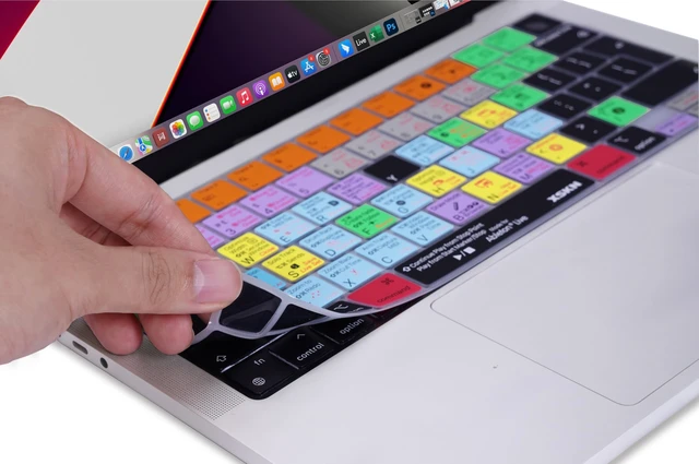 Alt view image 3 of 7 - XSKN Ableton Live Shortcut EU Version Keyboard Cover Skin for 2026-2021 MacBook Pro 14 16 inch MacBook Air 13 15 inch with M5/M4/M3/M2/M1 and MacBook Neo
