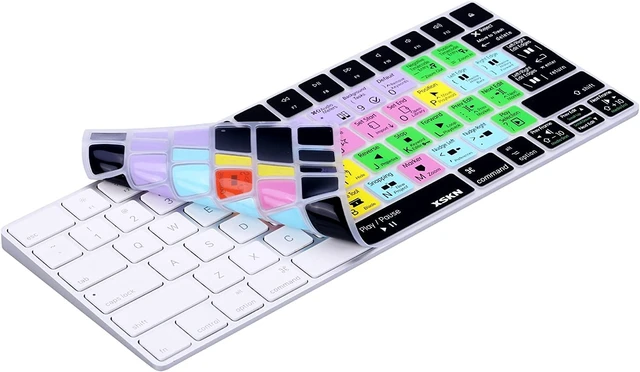 Alt view image 3 of 7 - XSKN Final Cut Pro Shortcut FCP Hotkey Function Keyboard Cover Skin for 2015 Released Magic Keyboard MLA22LL/A MLA22B/A A1644 (EU&US Layout, Magic Keyboard A1644)