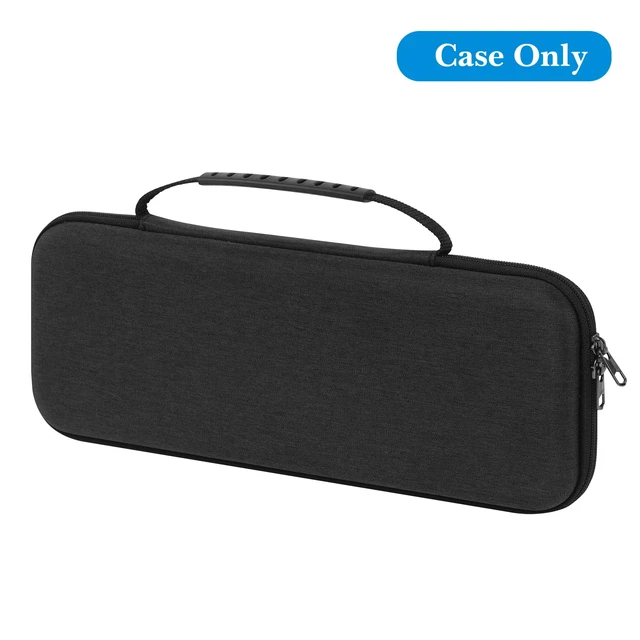 Alt view image 2 of 6 - GEEKRIA Hard Travel Carrying Case, Compatible with Logitech K380s/K380 + M355/M350s, Keyboard and Pebble Mouse Combo Protective Travel Bag (Dark Gray)