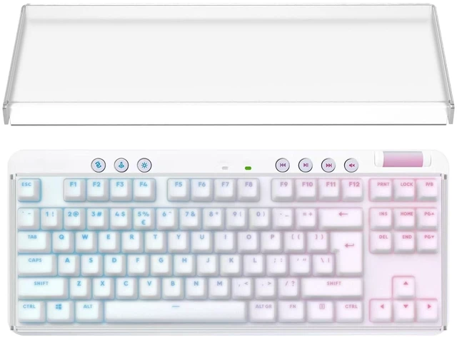 Main image of Tenkeyless TKL Keyboard Dust Cover, Frosted Acrylic Keypads Cover for 80% Compact 87 Key Computer Mechanical Gaming Wireless Portable Keyboard, Compatible with Logitech G715, G713