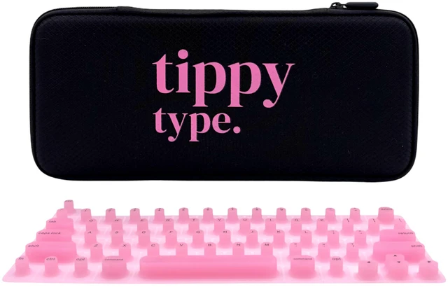 Main image of TYPE Raised Laptop Keyboard Cover for Long Nails (Cotton Candy Pink) | Made to Fit MacBook Neo, Pro 13/15" (2016+), Pro 14/16" (2021+), Air 13" (2020+), Air 15" (2023+), 13" iPad & Magic Keyboard