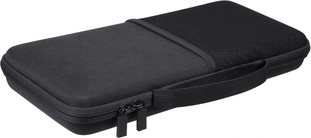 Alt view image 4 of 7 - co2CREA Hard Case for Logitech MX Mechanical Mini Illuminated Keyboard | Soft Anti-Static Lining, Accessory Storage Pocket, Comfortable Hand Strap, Strong Zipper, Case Only