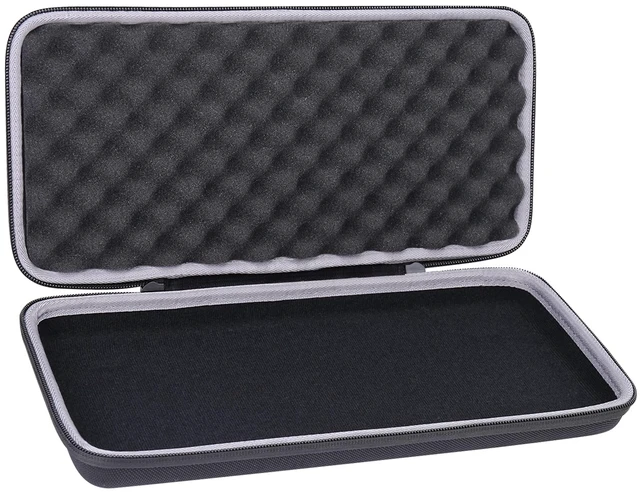 Alt view image 3 of 7 - co2CREA Hard Case for Logitech MX Mechanical Mini Illuminated Keyboard | Soft Anti-Static Lining, Accessory Storage Pocket, Comfortable Hand Strap, Strong Zipper, Case Only
