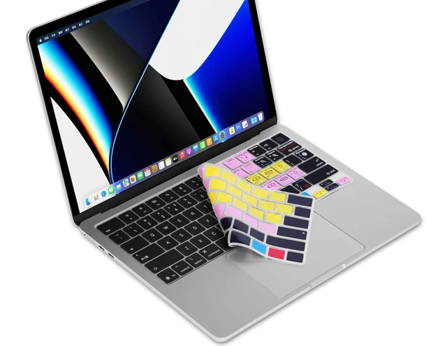 Alt view image 3 of 7 - XSKN Serato DJ Shortcut US Version Keyboard Cover for 2026-2021 MacBook Pro 14 16 inch MacBook Air 13 15 inch with M5/M4/M3/M2/M1 and MacBook Neo
