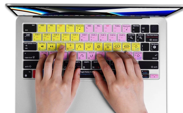Alt view image 7 of 7 - XSKN Serato DJ Shortcut US Version Keyboard Cover for 2026-2021 MacBook Pro 14 16 inch MacBook Air 13 15 inch with M5/M4/M3/M2/M1 and MacBook Neo