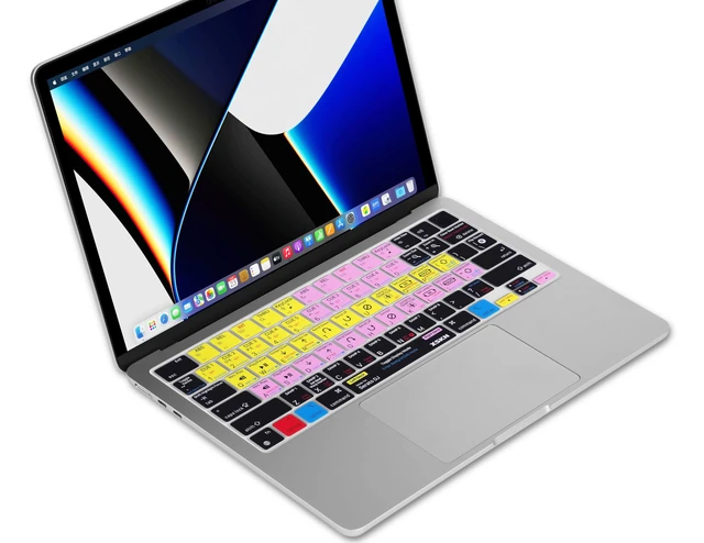 Alt view image 6 of 7 - XSKN Serato DJ Shortcut US Version Keyboard Cover for 2026-2021 MacBook Pro 14 16 inch MacBook Air 13 15 inch with M5/M4/M3/M2/M1 and MacBook Neo