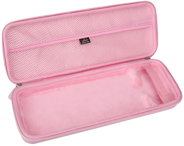 Alt view image 2 of 7 - Aproca Case for Logitech Pebble Keys 2 K380s Keyboard & Mouse -Pink | Carrying Case, Water-resistant & Shock-resistant, Soft Inner Lining Protects Keyboard, Mesh Pocket Stores USB Cables