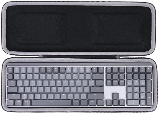 Alt view image 2 of 7 - Aenllosi Hard Case for Logitech MX Mechanical Illuminated Keyboard, Black | Hard shell construction, Water-resistant design, Impact-resistant design, Protective case only