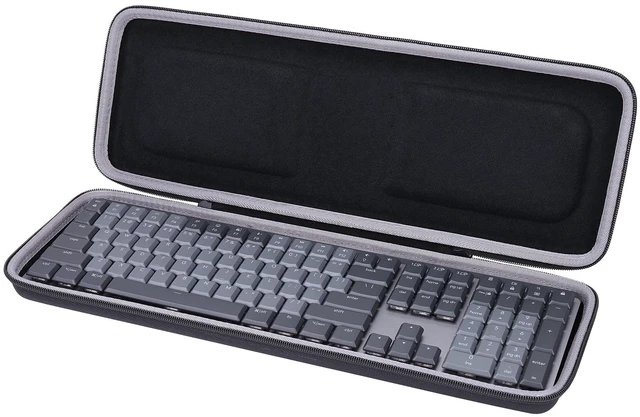 Alt view image 4 of 7 - Aenllosi Hard Case for Logitech MX Mechanical Illuminated Keyboard, Black | Hard shell construction, Water-resistant design, Impact-resistant design, Protective case only