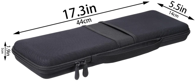 Alt view image 6 of 7 - Aenllosi Hard Case for Logitech MX Mechanical Illuminated Keyboard, Black | Hard shell construction, Water-resistant design, Impact-resistant design, Protective case only