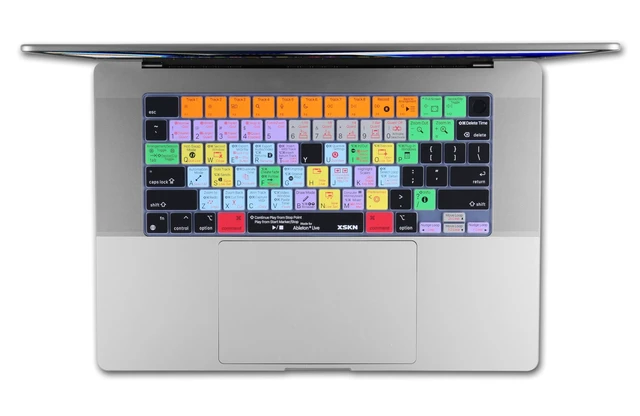 Alt view image 2 of 5 - XSKN Ableton Live Shortcut US Version Keyboard Cover Skin for 2026-2021 MacBook Pro 14 16 inch MacBook Air 13 15 inch with M5/M4/M3/M2/M1 and MacBook Neo