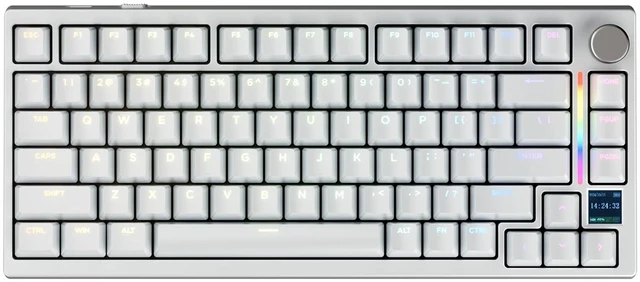 Main image of GamaKay TK75HE V2 Rapid Trigger Wireless Keyboard TFT Screen 0.005mm RT | 8KHz Polling Rate Snap Tap, Tri-Mode BT/2.4GHz/USB-C Hall Effect Mercury Magnetic Switch 75% Gaming Keyboard
