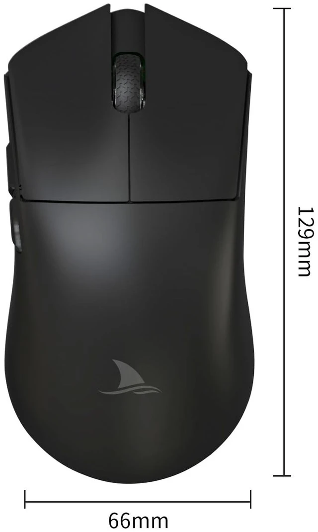 Alt view image 7 of 7 - Darmoshark M3 Wireless Gaming Mouse,Tri-Mode 2.4G/USB-C/Bluetooth Mouse Up to 26000DPI,PAW3395 optical sensor Lightweight 58g,8 programmable button 500MAh Battery Life,Computer Mouse for Laptop,PC,Mac