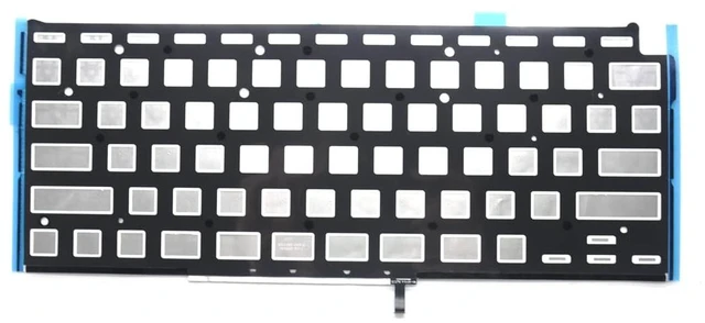 Alt view image 4 of 7 - Pardarsey Replacement Backlight Backlit Keyboard Compatible with MacBook Air Retina 13" M1 A2337 Late 2020 Year US Layout+Keyboard Screws+Screwdriver