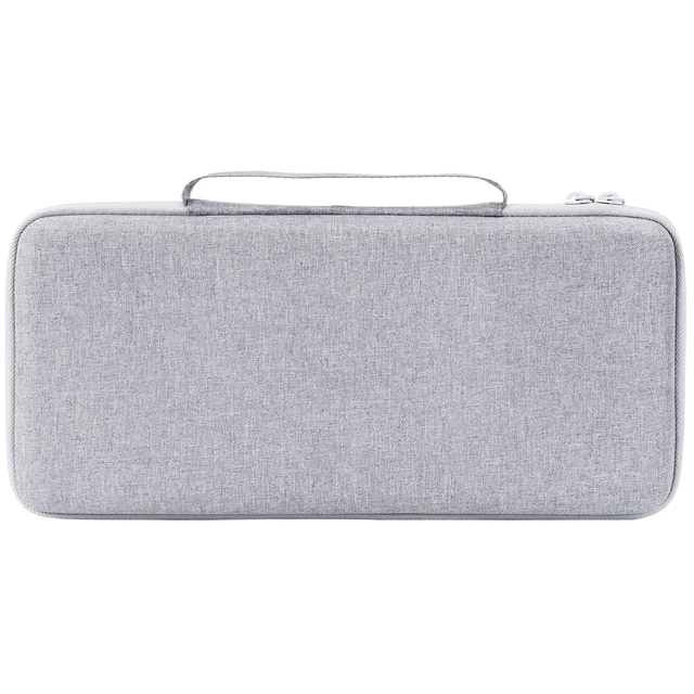 Alt view image 2 of 7 - co2CREA Hard Case for MX Keys Mini Keyboard, Pale Grey | Compatible with Advanced Wireless Illuminated Keyboard, Shockproof Protective Travel Bag, EVA Carrying Box