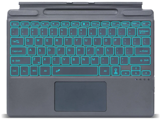 Main image of Surface Pro 11 Bluetooth Wireless Keyboard with Trackpad Backlit Magnetic Keyboard for Microsoft Surface Pro X, Surface Pro 9, Surface Pro 8, Surface Pro 10