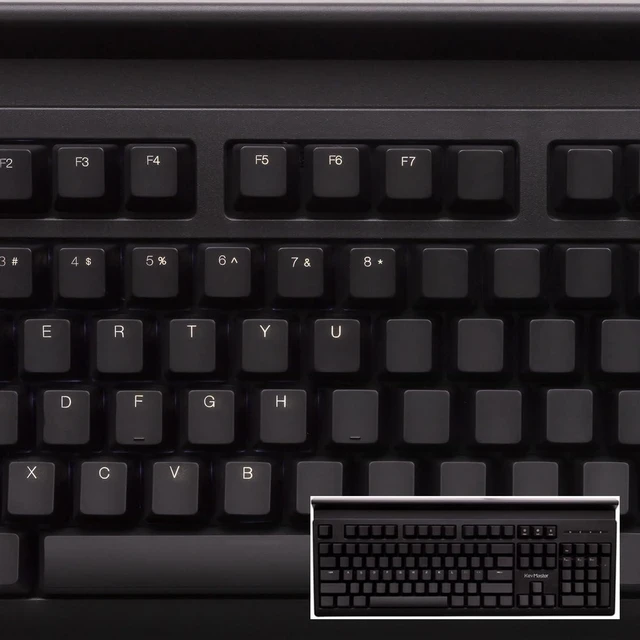 Alt view image 7 of 7 - KeyMaster Electronics Learn to Type Keyboard; Typing Practice Show or Hide Keys; Blank Key Caps; Teach Students Touch Typing; Keyboarding Mechanical Training Tool; Better Than Covers or Skins (Single)