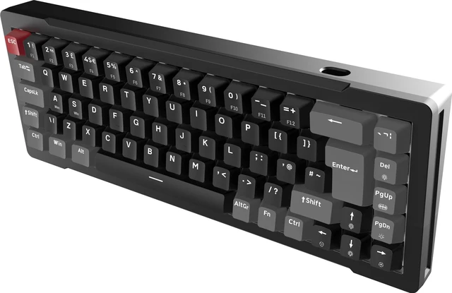 Alt view image 2 of 6 - Raijintek MGA-68 Black, 65% TKL Magnetic Switch Gaming Keyboard, Wired, 69 Keys, Hot-Swappable, CNC Aluminum Frame, Customizable ARGB Lighting, USB-C, Compatible with Windows & Mac (0R40B00275)