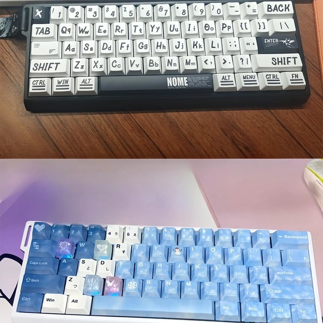 Alt view image 5 of 6 - ZMX H60 Aluminum Keyboard Case,60% Customized Mechanical Gaming Keyboard Housing Compatible with Woot60HE/MADLIONS MAD 60 HE 61Keys Compact Barebones Keyboards DIY (Pink)