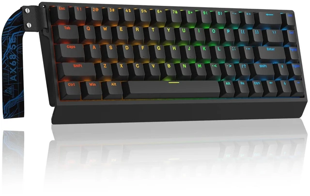 Main image of SOLAKAKA AX68 SE Hall Effect Magnetic Switch Gaming Keyboard,black | Fast Trigger Mode Adjustable Actuation, PBT Keycaps, RGB Backlit, Rapid Trigger Keyboard for PC/Laptop/Gamer